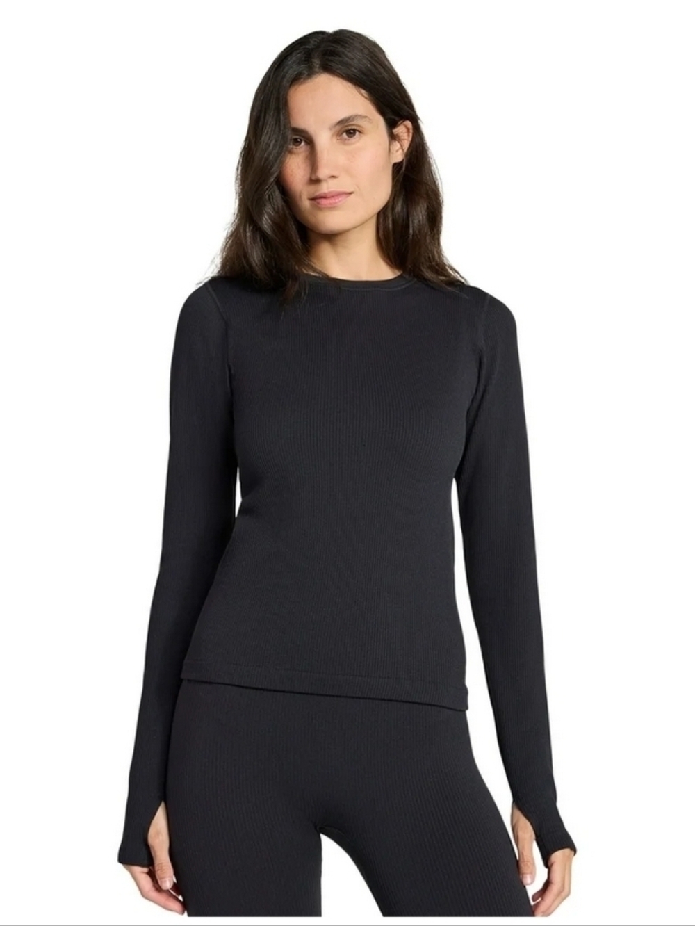 Ozark Trail Women's 2XL Warmer Seamless Ribbed Thermal Set Legging + Crew Top - Picture 8 of 15
